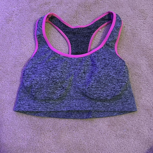 Grey/pink Sportsbra - Picture 1 of 2